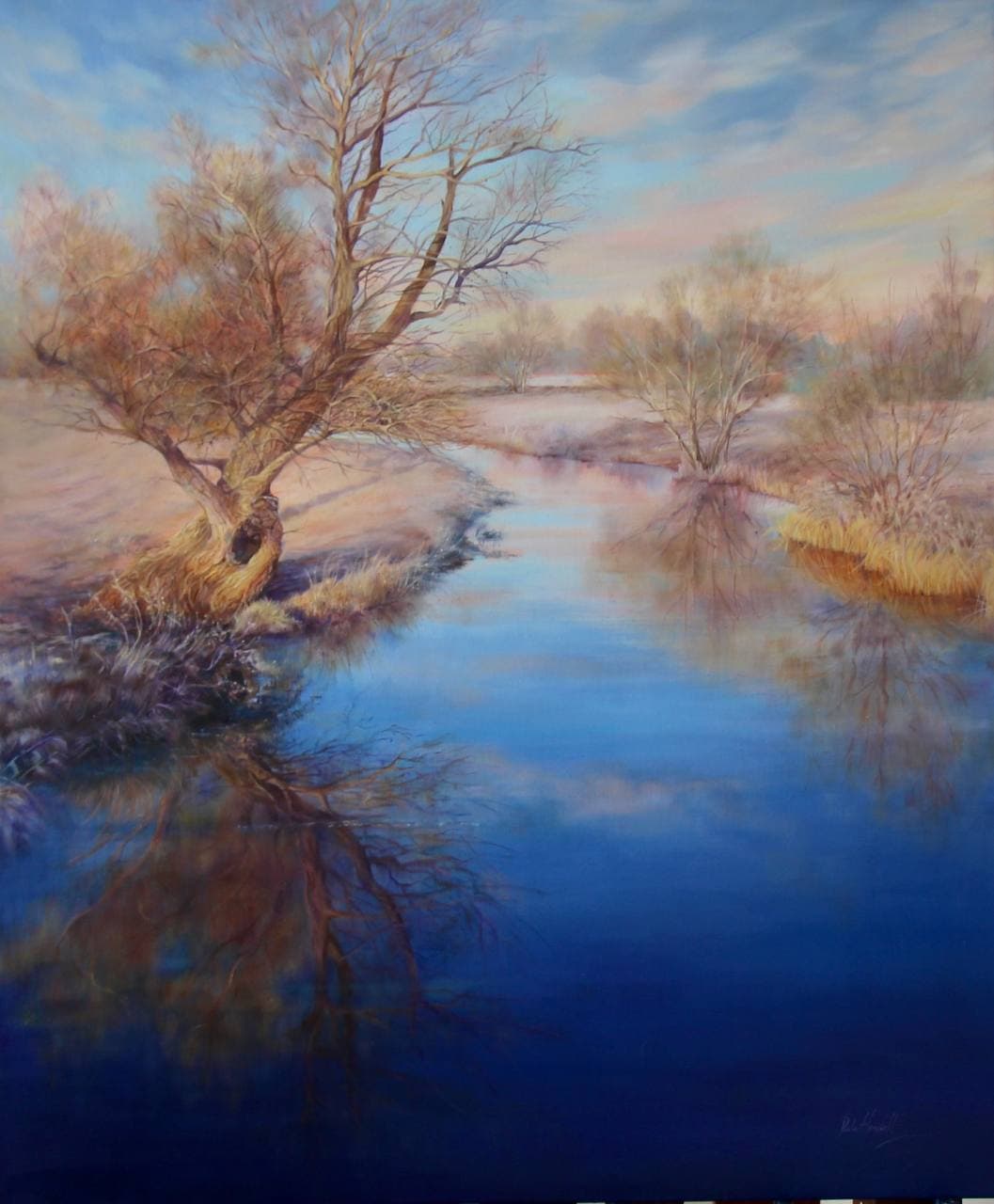 Winter Stream Reflections